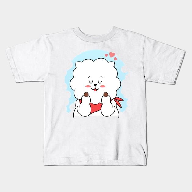 Lovely RJ Kids T-Shirt by samuelrd